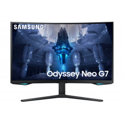 Ecran 32" Samsung Gaming ODYSSEY NEO G7 Incurvé - 165Hz - 3840x2160 - HDMI DP - Hauteur réglable - Orientable - Pivotable