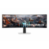 Ecran 49" Samsung Gaming Odyssey OLED G9 Incurvé Gris - 240Hz - 5120x1440 - USB-C Micro HDMI DP Haut-Ps - Hauteur réglable