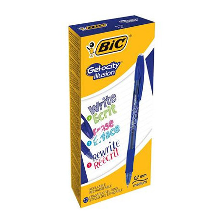 BIC Bic Gelocity Illusion Bleu