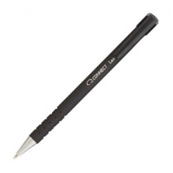 QCONNECT Stylo Bille Retractable 0.7Mm Noir