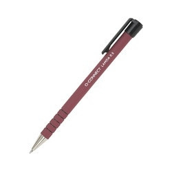 QCONNECT Stylo Bille Retractable 0.7Mm Rouge