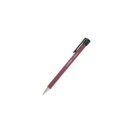 QCONNECT Stylo Bille Retractable 0.7Mm Rouge