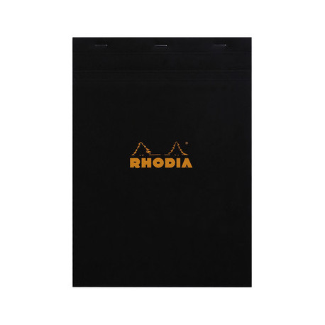 RHODIA Bloc Notes Rhodia A4 80F 5X5 - Noir