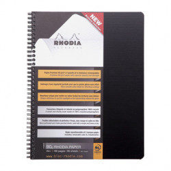 RHODIA Cahier Notebook Rhodiactive Spirale - 160P - A4+ - 22.5X29.7cm - 5X5