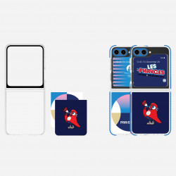 SAMSUNG Coque interchangeable à fond d'écran dynamique pour Samsung Galaxy Z Flip5 edition Paris 2024 - GP-FPF731HIILF