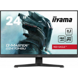 IIYAMA G-Master G2470HSU-B6 Ecran 23.8" Red eagle - 1920x1080 - 180Hz - 300 cd m² - HDMI DP 4xUSB HUB 3.2