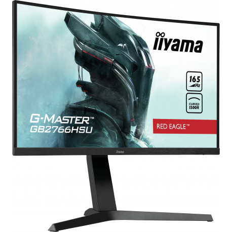 IIYAMA G-MASTER GB2766HSU-B1 Ecran 27" Incurvé Red Eagle - 165 Hz - 1920x1080 - 2xHDMI DP - 2xUSB HUB - FreeSync Pied réglable