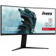 IIYAMA G-MASTER GCB3480WQSU-B1 Ecran 34" Incurvé Red Eagle - 21 9 - 3440x1440 - 180Hz - 420 cd m² - HDMI DP USB - Pied réglable