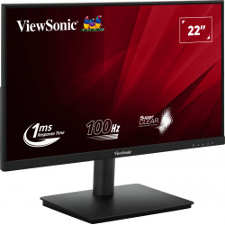 VIEWSONIC VA220-H Ecran 22" - 16 9 - 1920x1080 - LED SuperClear - 250 cd m² - 100Hz - HDMI VGA - VESA 75x75 - Inclinable