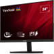 VIEWSONIC VA240-H Ecran 23.6" - 1920x1080 - LED SuperClear - IPS - 100Hz - 250cd m2 - HDMI VGA - VESA 75x75 - Inclinable