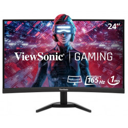 VIEWSONIC VX2418C Ecran 24" Gaming Incurvé FHD - 1920x1080 - SuperClear® - FreeSync - 1ms - 165Hz - HDMI DP Haut-parleurs