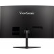 ViewSonic VX2718-2KPC-MHD Ecran 27" Gaming Incurvé - VA 2560x1440 - 16 9 - 165Hz - 1ms - 250 cd m2 - HDMI DP - Inclinable Pivot