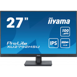 IIYAMA ProLite XU2792HSU-B6 Ecran 27" IPS - Ultra mince - 0.4ms - 1920x1080 - 100Hz - 250 cd m² - HDMI DP USB HUB