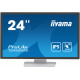 IIYAMA ProLite T2452MSC-W1 Ecran 23,8" Blanc Tactile PCAP Sans cadre - IPS - 1920x1080 - 14ms - 360cd m² - DP HDMI USB HUB 3.2