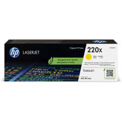 HP 220X Jaune Toner haute capacité authentique - 5500 pages (W2202X)