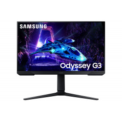 Ecran 24'' Samsung Gaming Odyssey G3 - G30D - 1ms 250cd m² - 180Hz - HDMI DP Pied Réglable en Hauteur Orientable Pivotable