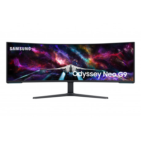 ECRAN 57" SAMSUNG Gaming Odyssey neo G9 Incurvé - 1ms - 420cd m² - HDMI HP USB LAN DP - 240Hz - Pied Réglable