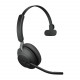 Casque Jabra Evolve2 65 - Mono Canal - Noir - Monaural - Supra-aural - Bluetooth - USB Type A