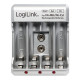 LogLink Chargeur universel pour batteries AA AAA ou 9V