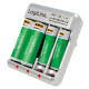 LogLink Chargeur universel pour batteries AA AAA ou 9V