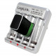 LogLink Chargeur universel pour batteries AA AAA ou 9V