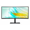 SAMSUNG S65UC Ecran 34" Incurvé ViewFinity WQHD - 21 9 - 5ms - 100Hz - HDMI VGA LAN USB USB-C - Pied Inclinable