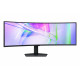 SAMSUNG S95UC Ecran 49" ViewFinity Incurvé - 120Hz 5ms 5120x1440 - 350cd m2 - Displayport HDMI USB 3.0 USB-C - Pied réglable