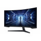 SAMSUNG C34G55TWWP Gaming ODYSSEY G5 - Ecran 34" Incurvé - UWQHD - 3440x1440 - 165Hz - HDMI DisplayPort - Pied ajustable