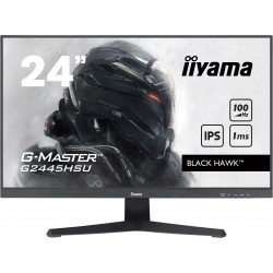 IIYAMA G-Master G2445HSU-B2 Ecran 24" - 1920x1080 - 16 9 - 100Hz - 300cd m² - HDMI DP USB HUB - FreeSync - Black Tuner