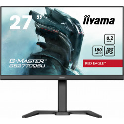 IIYAMA G-Master GB2770QSU-B6 Ecran 27" Red eagle - 2560x1440 - 400 cd m² - 180Hz - HDMI DP 4xUSB HUB - Pied réglable