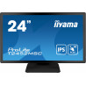 IIYAMA ProLite T2452MSC-B1 Ecran 23,8" Tactile - Sans cadre - 10 points - 1920x1080 - 14ms - 360cd m² - DP HDMI USB HUB 3.2