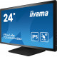 IIYAMA ProLite T2452MSC-B1 Ecran 23,8" Tactile - Sans cadre - 10 points - 1920x1080 - 14ms - 360cd m² - DP HDMI USB HUB 3.2