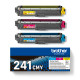 BROTHER TN241CMY - Pack de 3 Toners couleur (TN241C, TN241M, TN241Y) - 3x 1400 pages