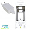 JAYM Chargeur secteur 2.4A + Câble USB-C - 1,5m