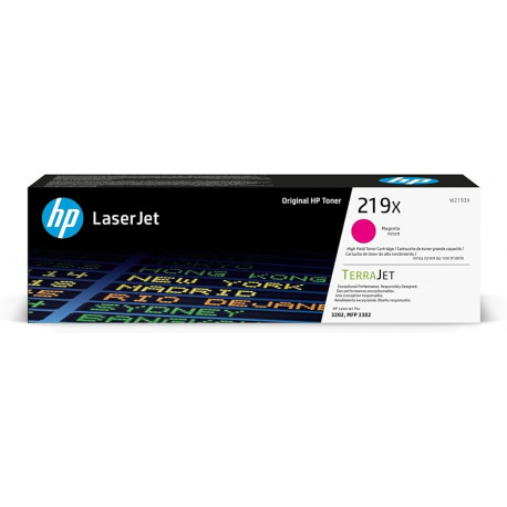 HP 219X Magenta Toner LaserJet Original - 2500 pages