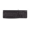 LOGITECH Clavier filaire K120 - Noir - ergonomique