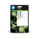 HP 937 Pack de 4 cartouches d'encre (Noir, Cyan, Jaune, Magenta) - Original